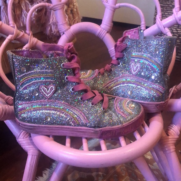 Lilli Kelly bejeweled rainbow high tops - Picture 9 of 9